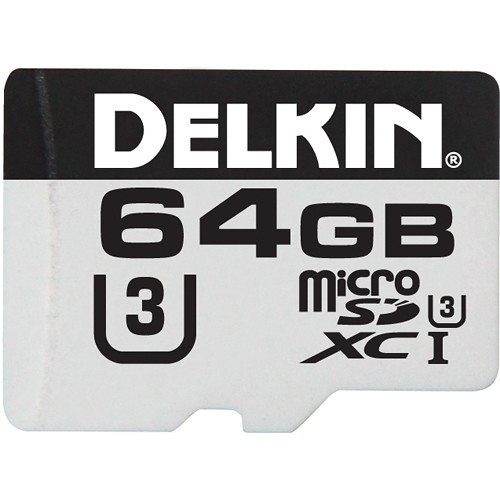 Delkin Devices 64GB micro SDXC 660X UHS-I U3 Memory Card (Class 10)